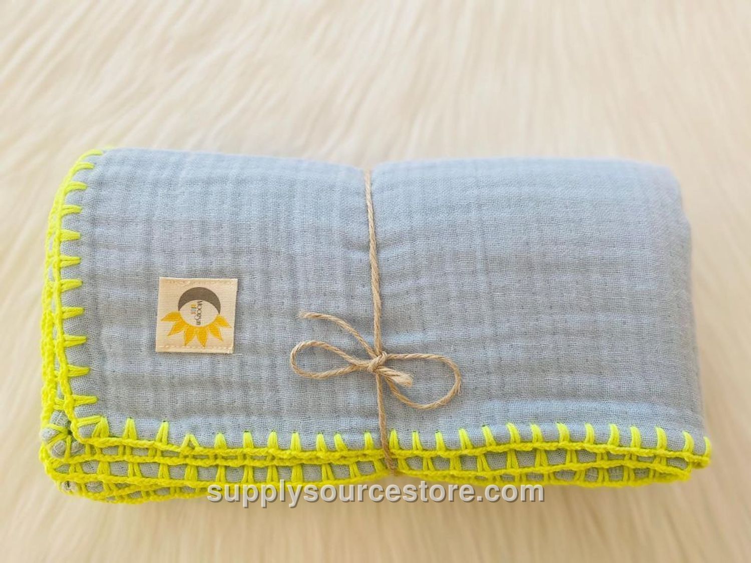 Muslin Blanket Baby Blue