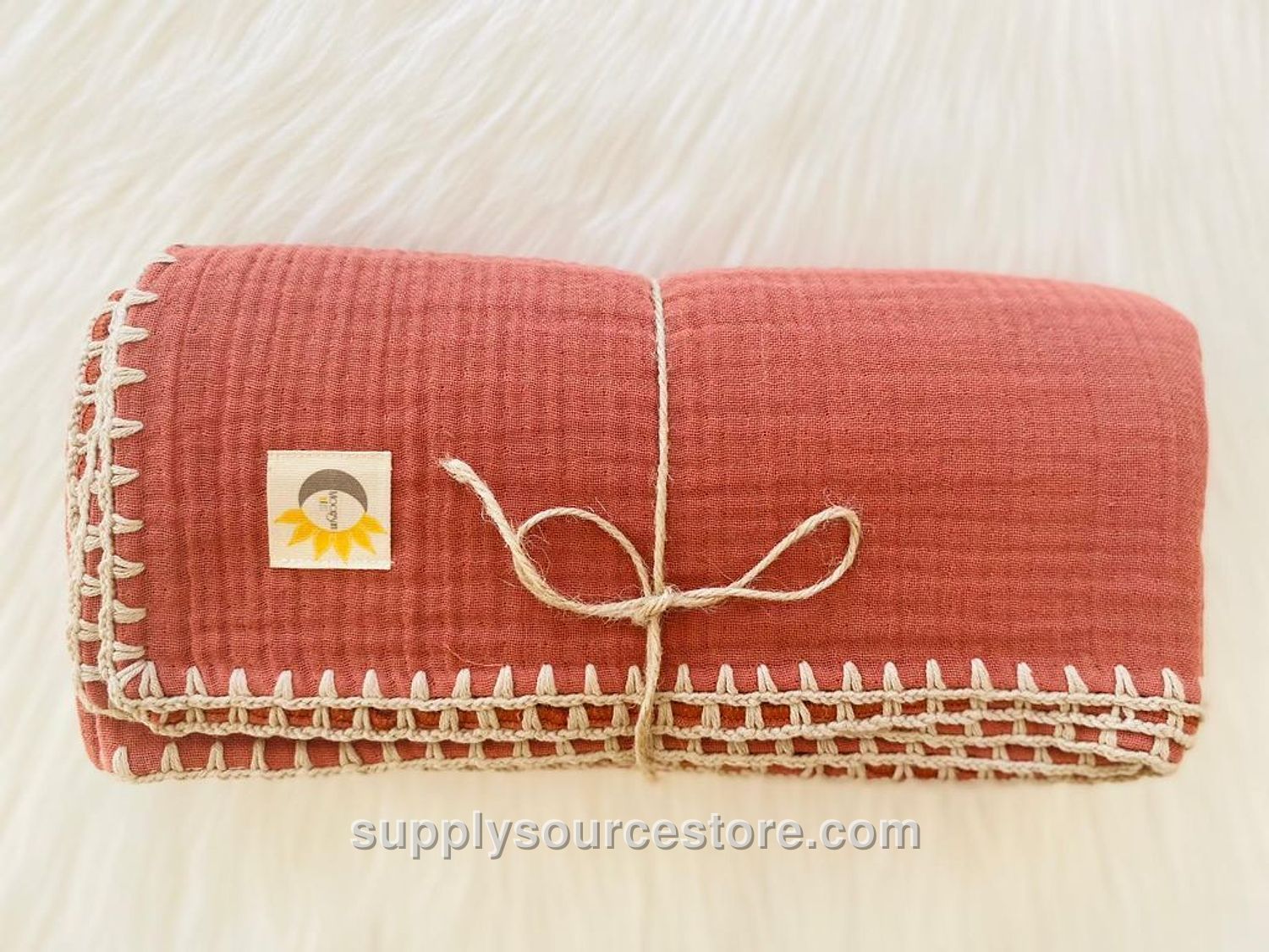 Pie Muslin Blanket Cinnamon