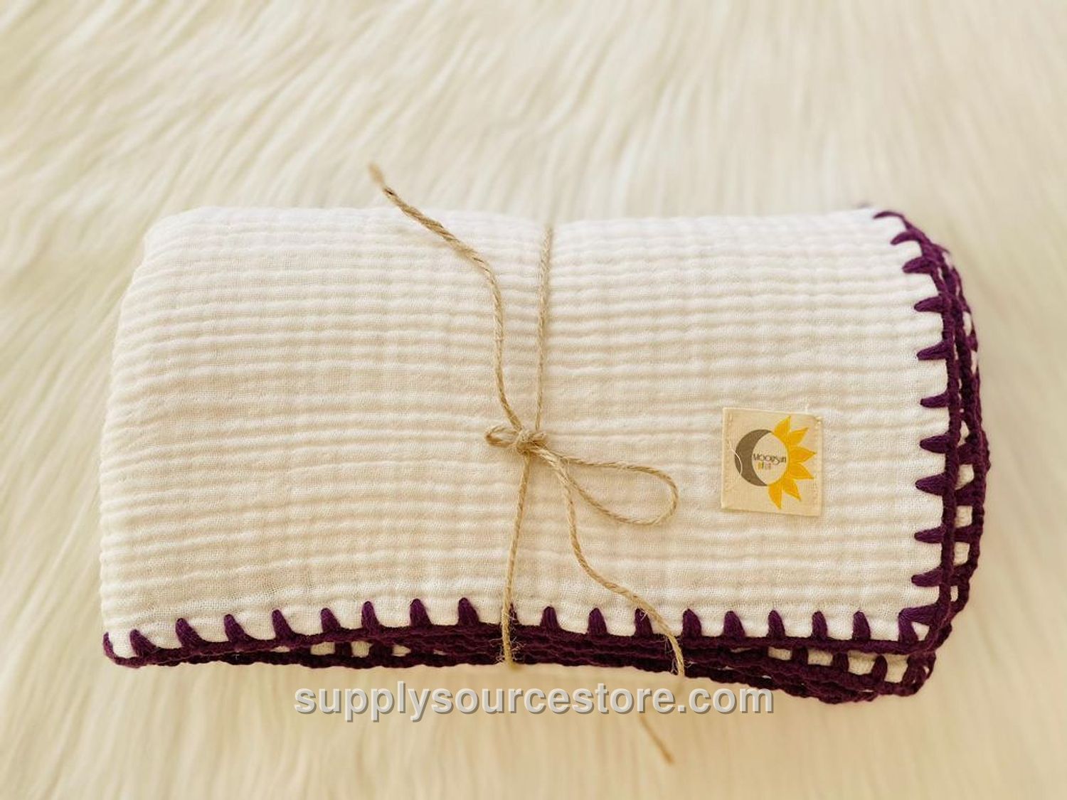 Pie Muslin Blanket Cloud