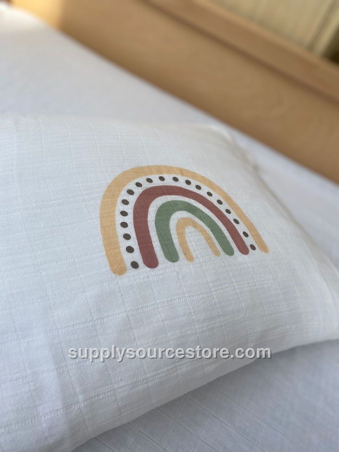 Muslin Duvet Cover Set Rainbow - 80x180