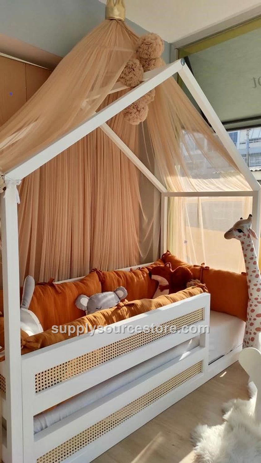 Caramel Edge Cushion Protector - 100x200