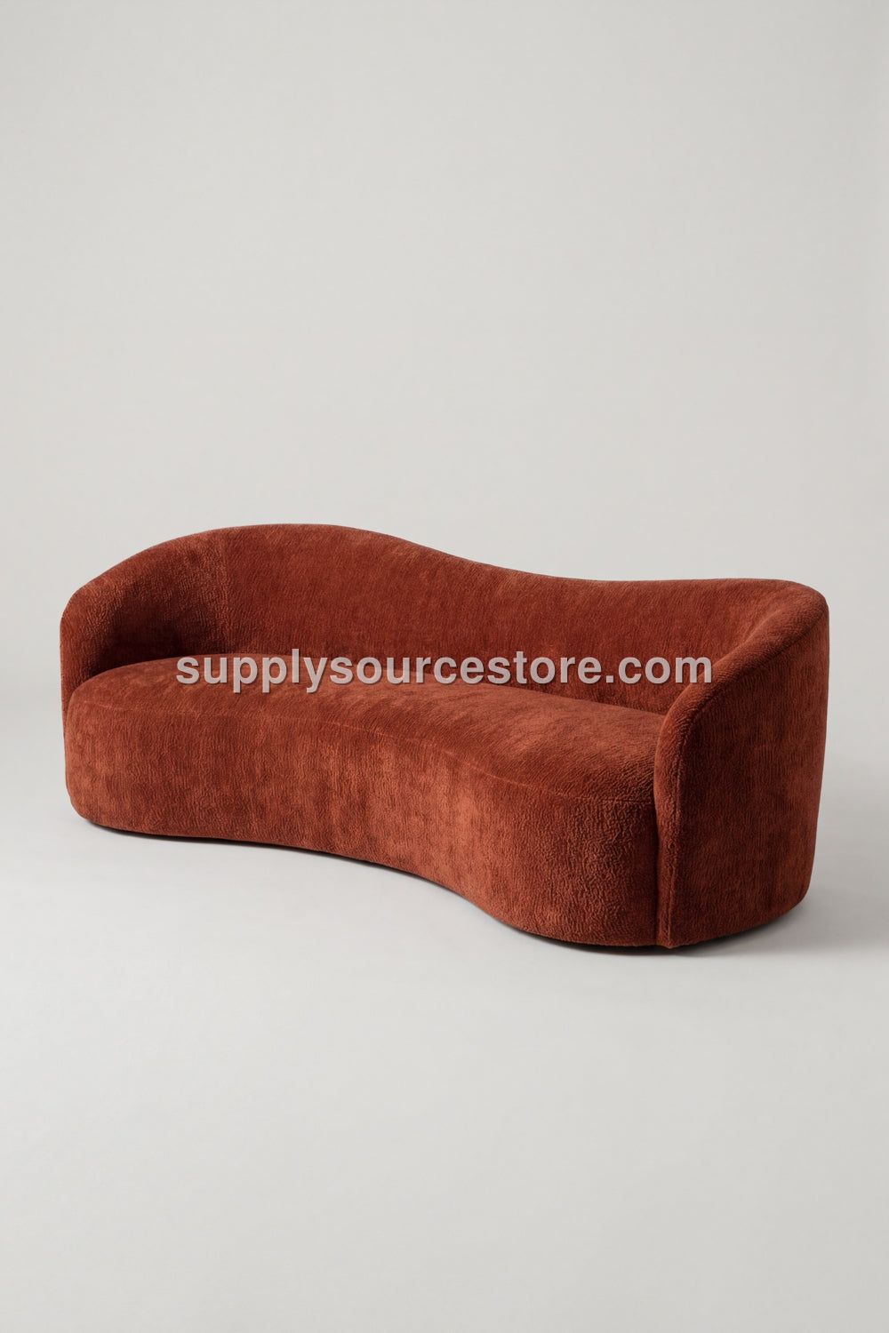 Buklet Fabric Curved Sofa