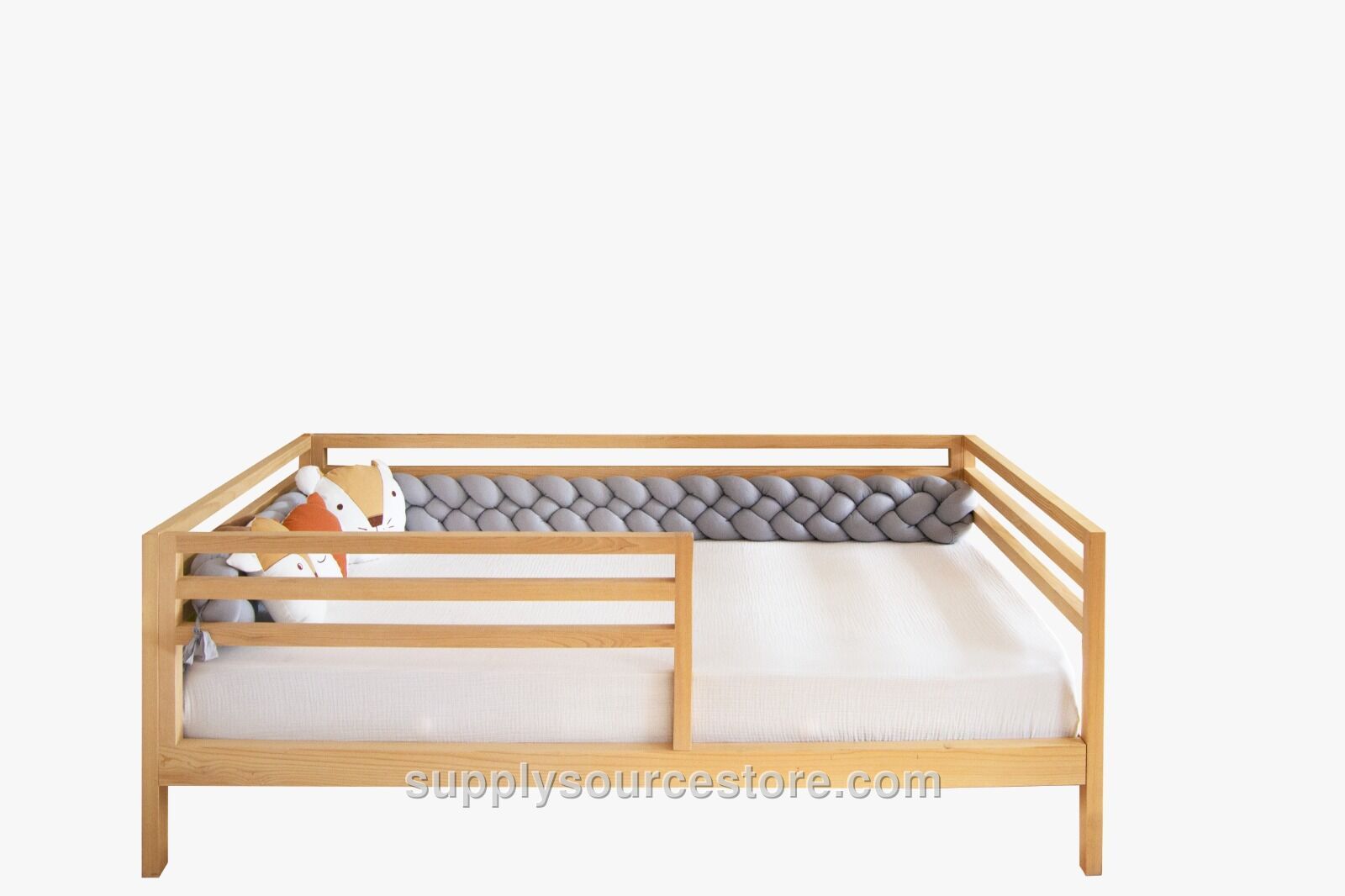 Odin Solid Wood Crib with Legs - 90x190 - No Assembly Required