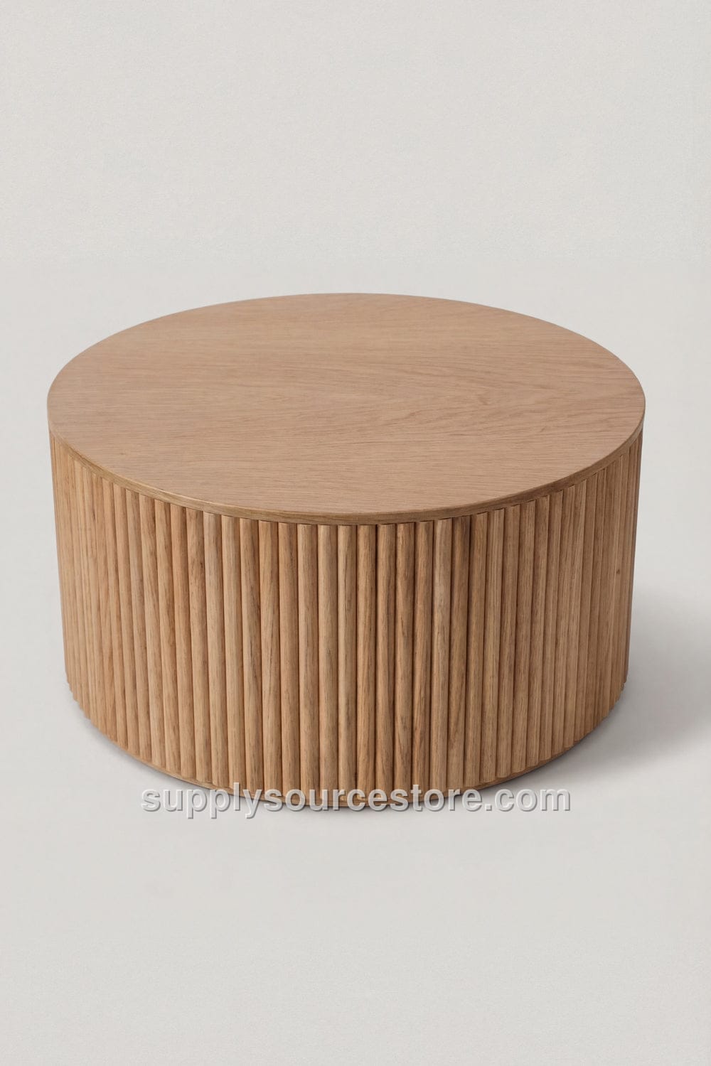 Rivet Wood Coffee Table