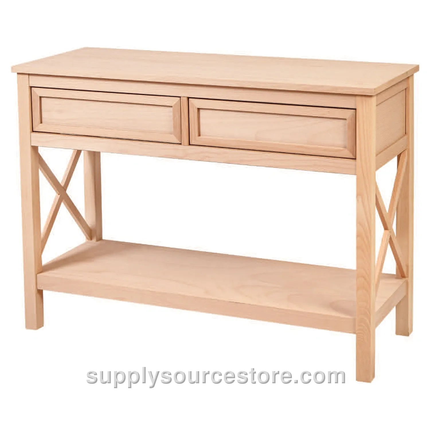 Modern Cross Console Table
