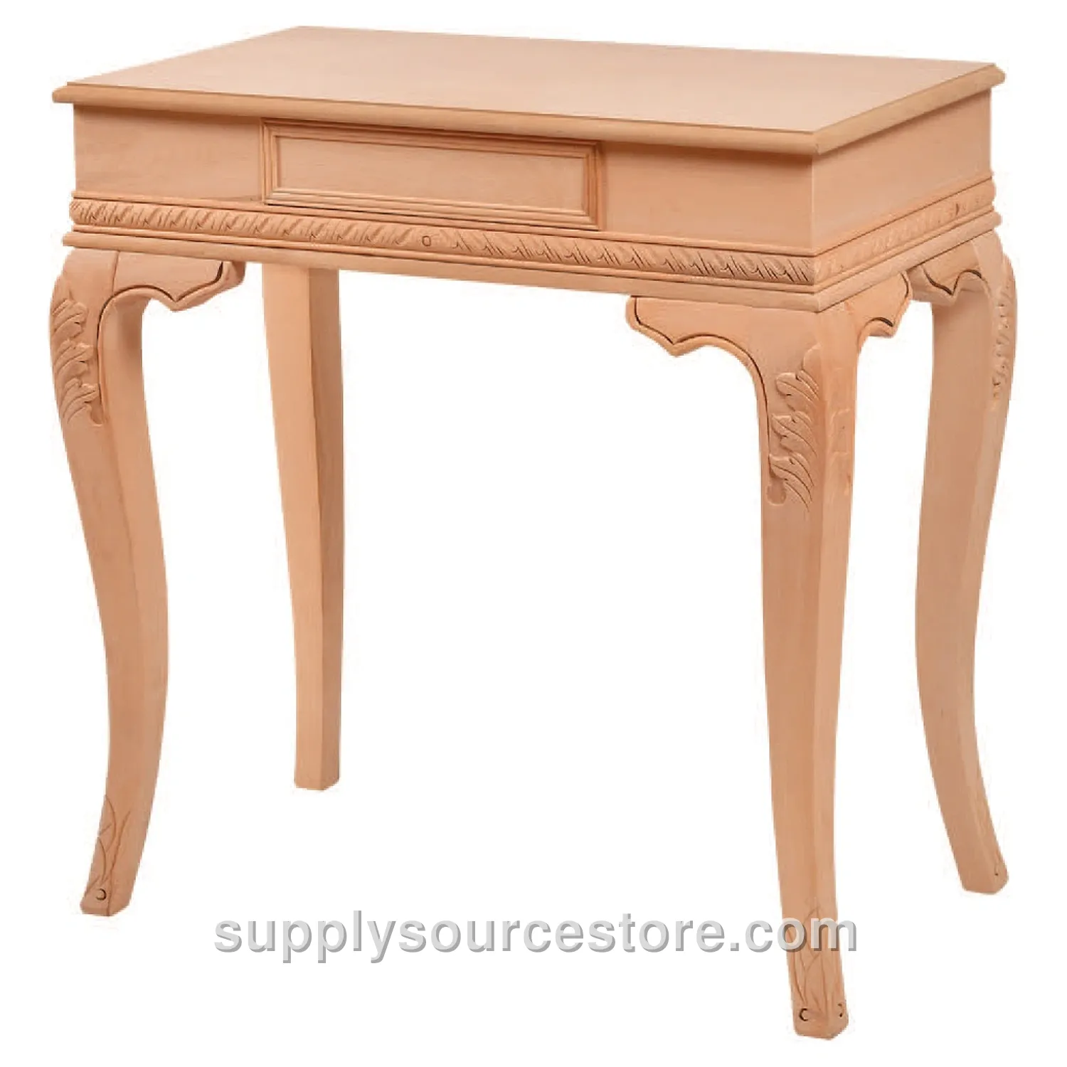 Rustic Carved Console Table