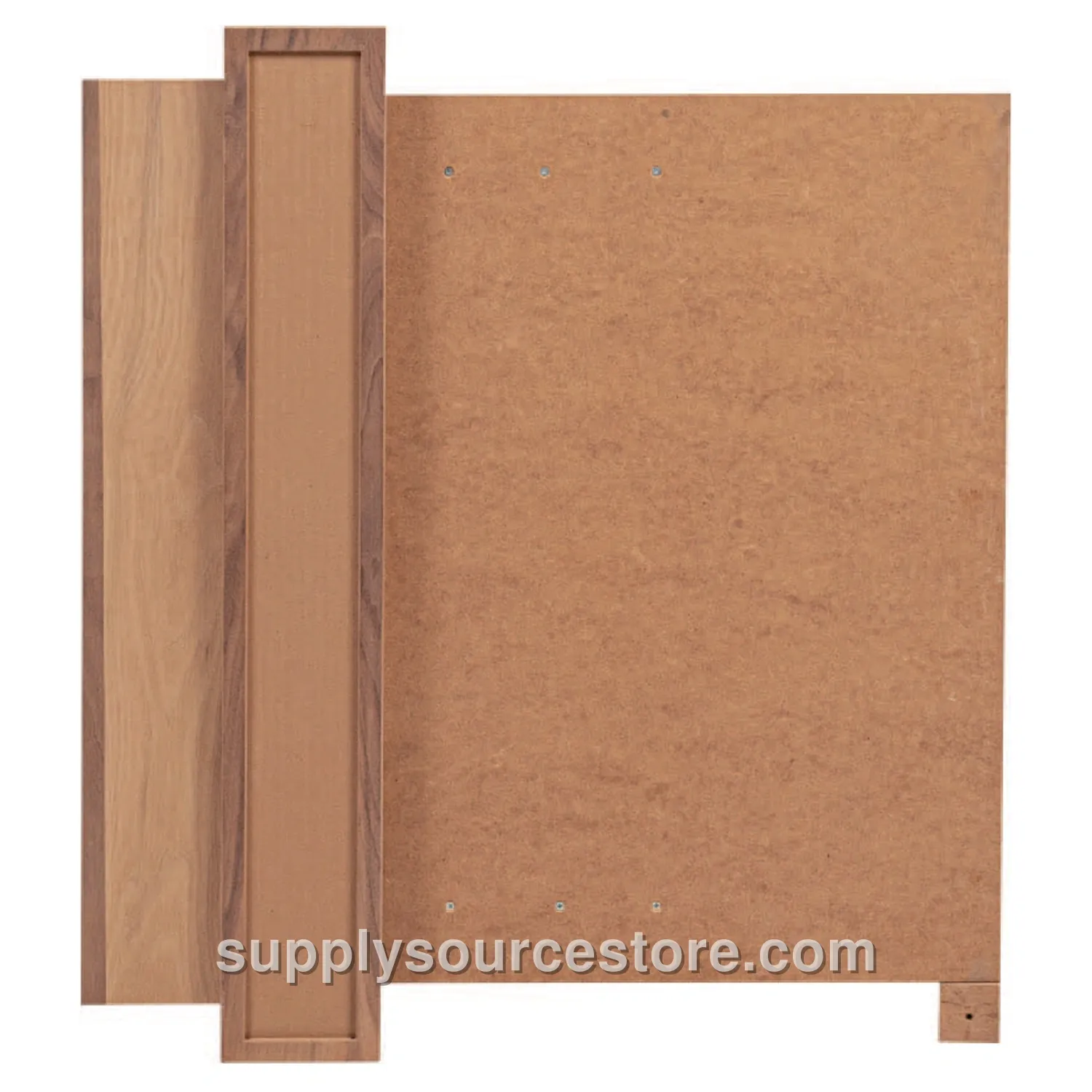 Poli Walnut Square Mirror