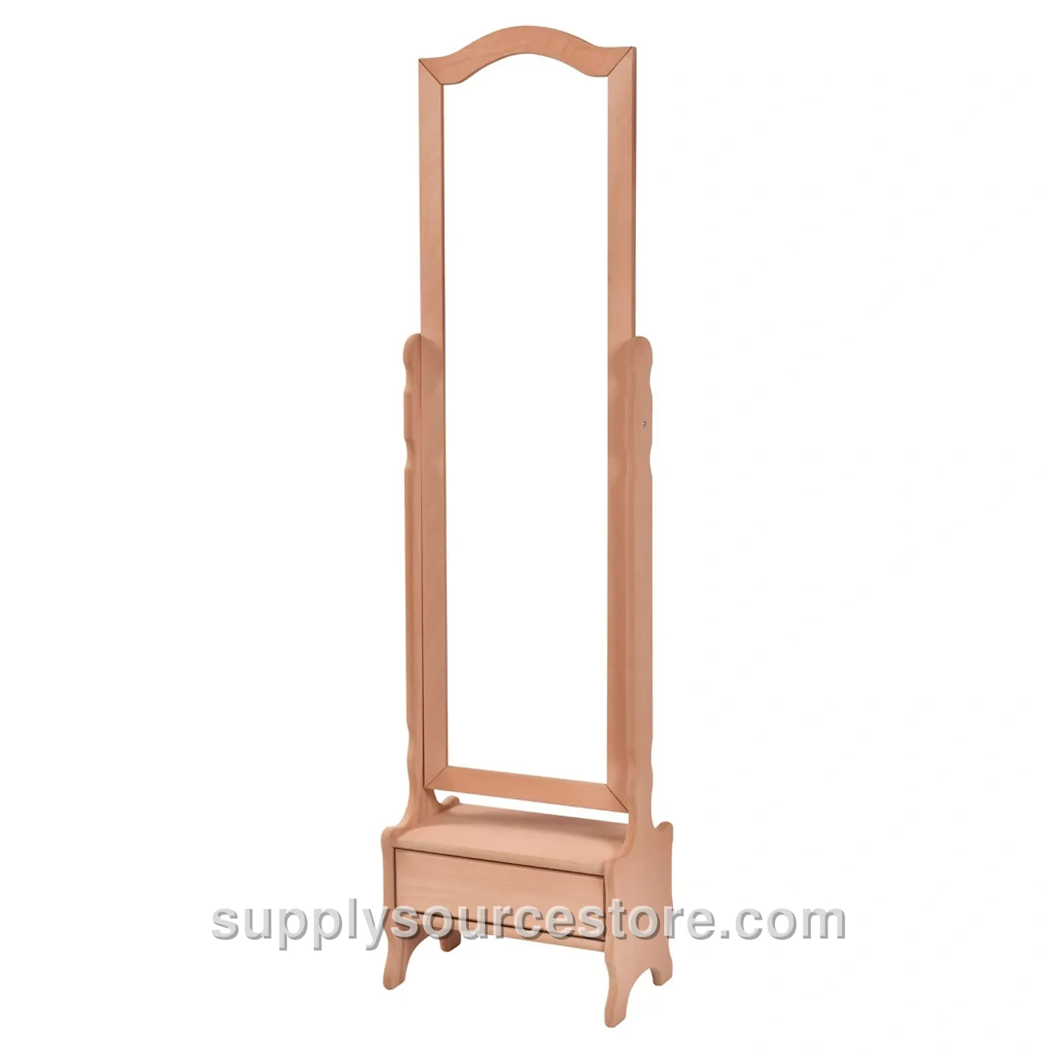 With Drawers Full-Length Mirror