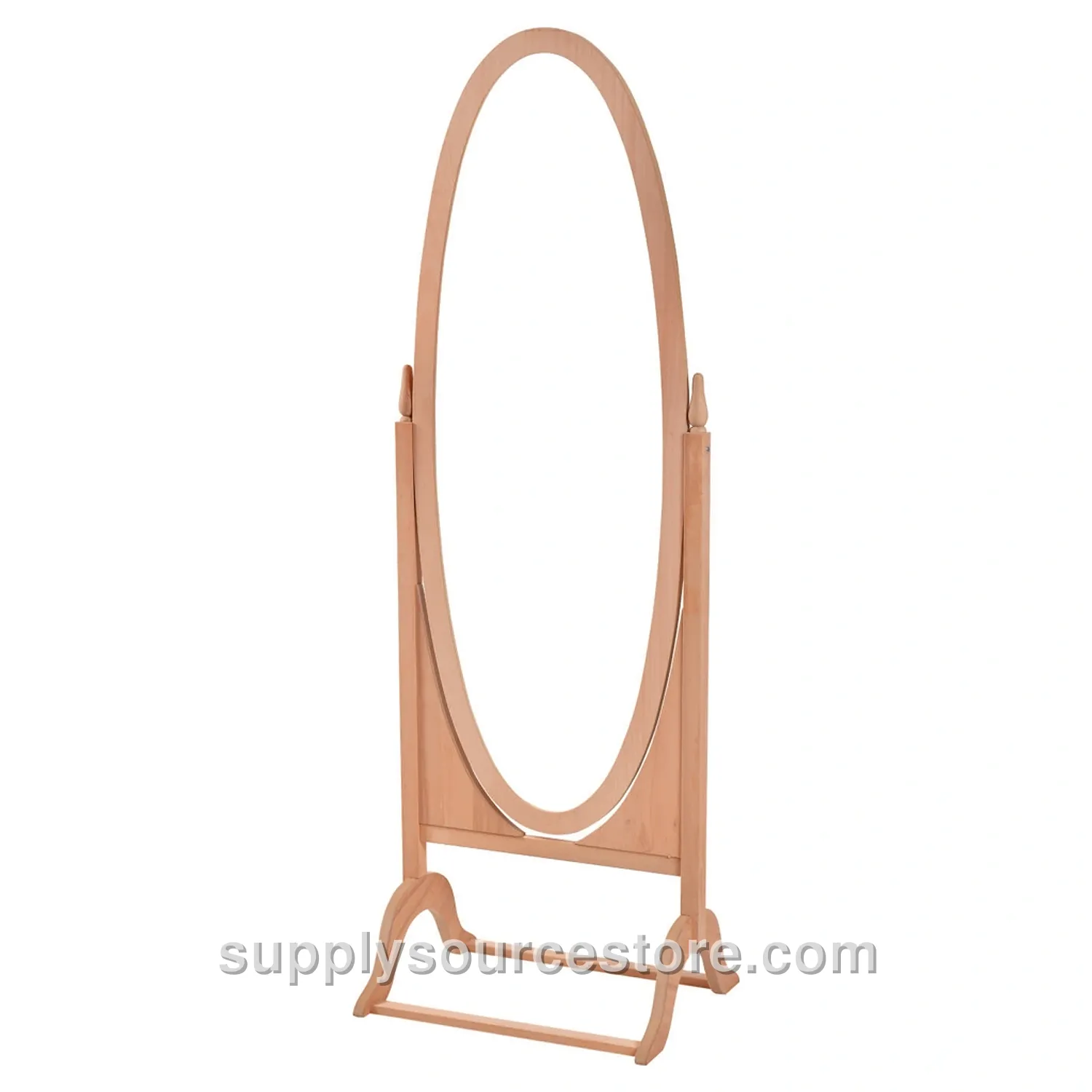 Large Oval Full-Length Mirror