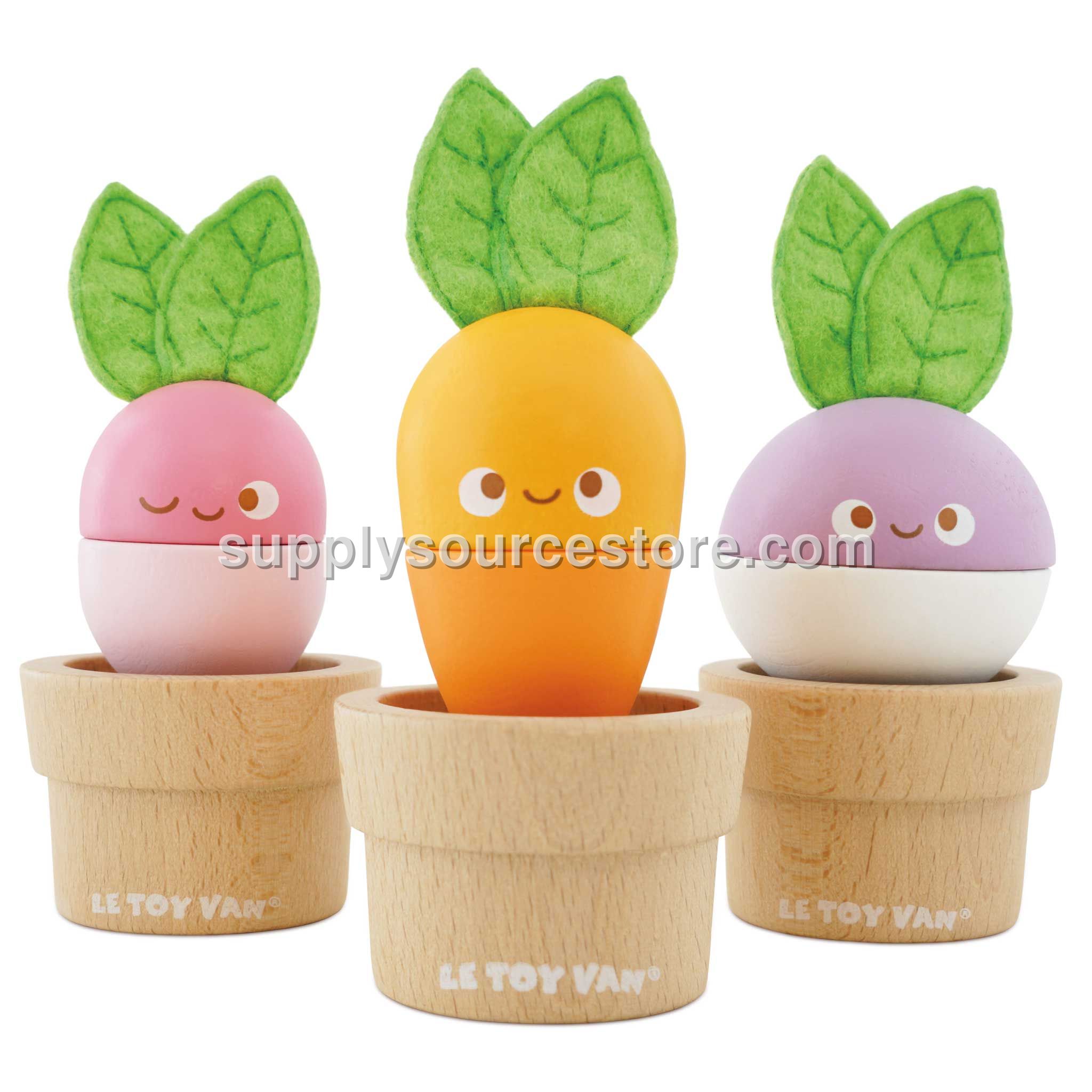 Stacking Wooden Veggies