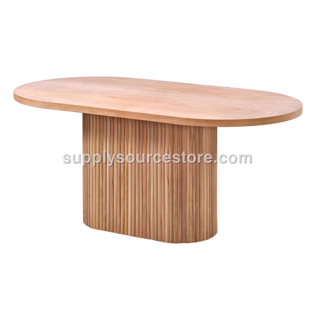 180 cm PTT oval leg table