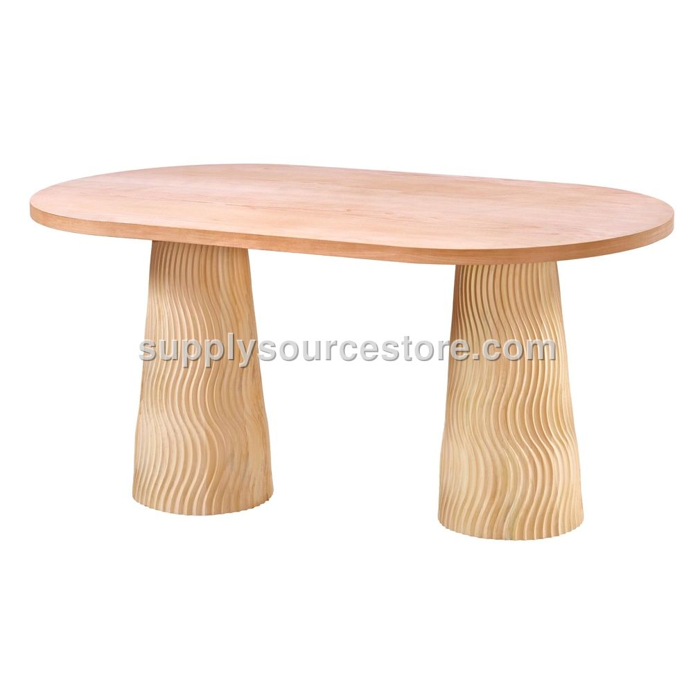 160 LIK Wave Oval Table