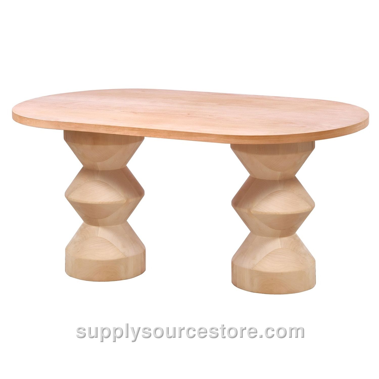 180 Oval Oak Table