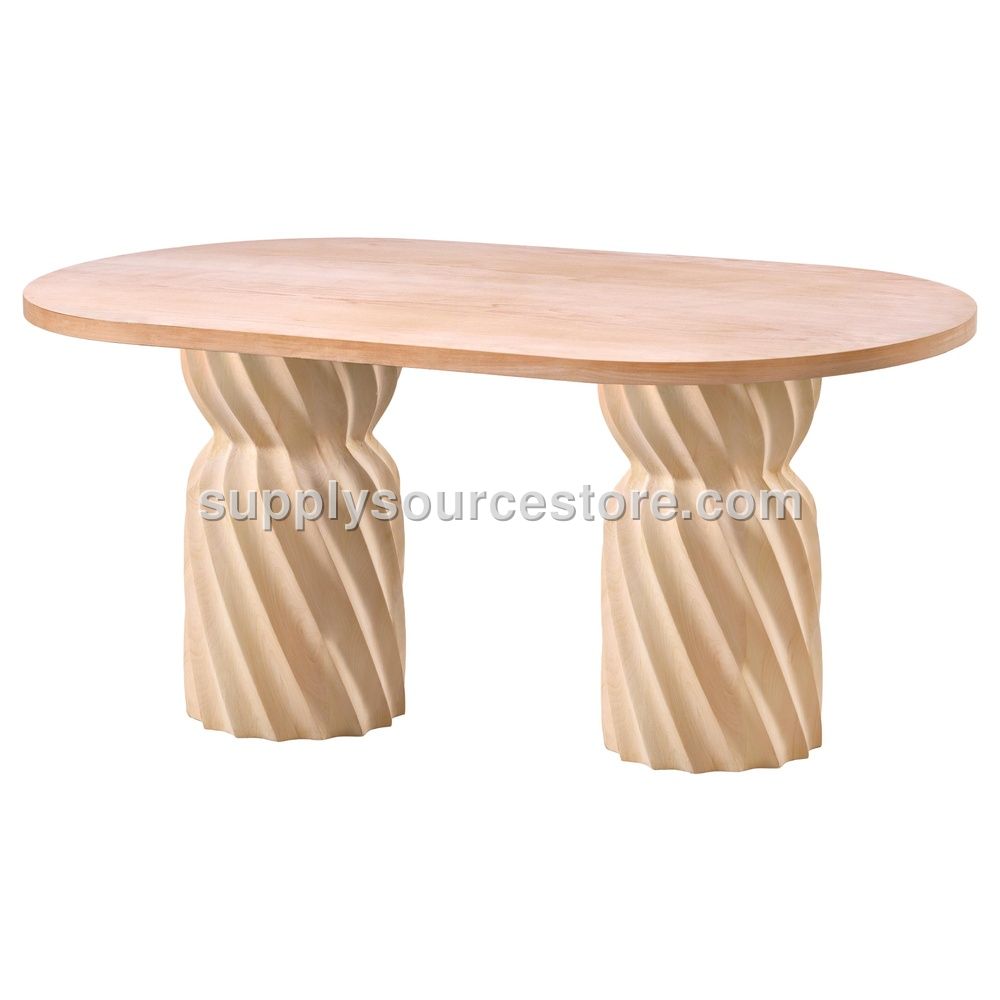 160 Screw Oval Table