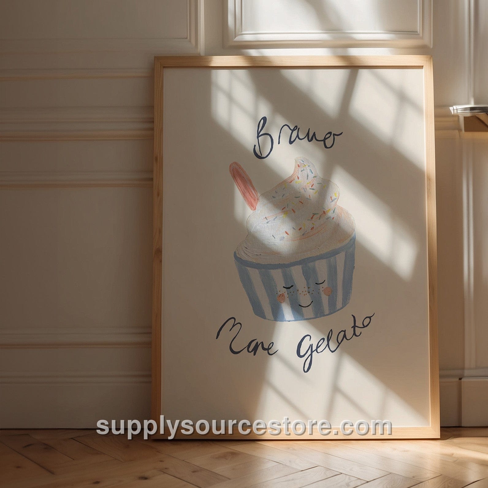 Bravo More Gelato Art Print