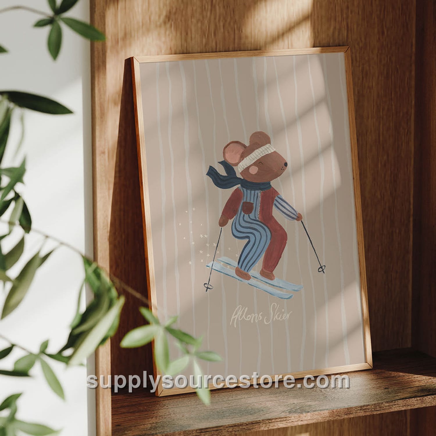 Hit The Slopes Art Print