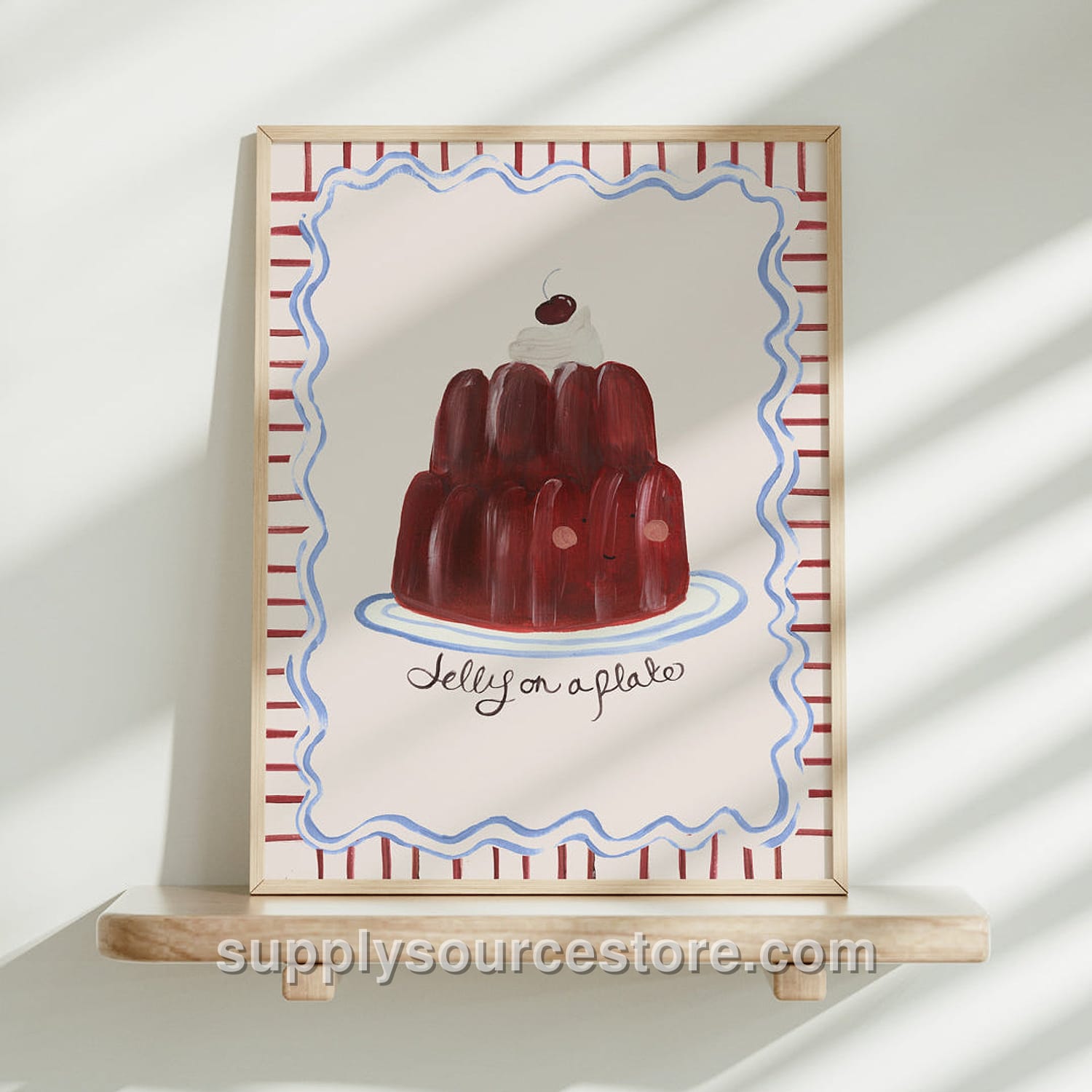 Jelly On A Plate Art Print
