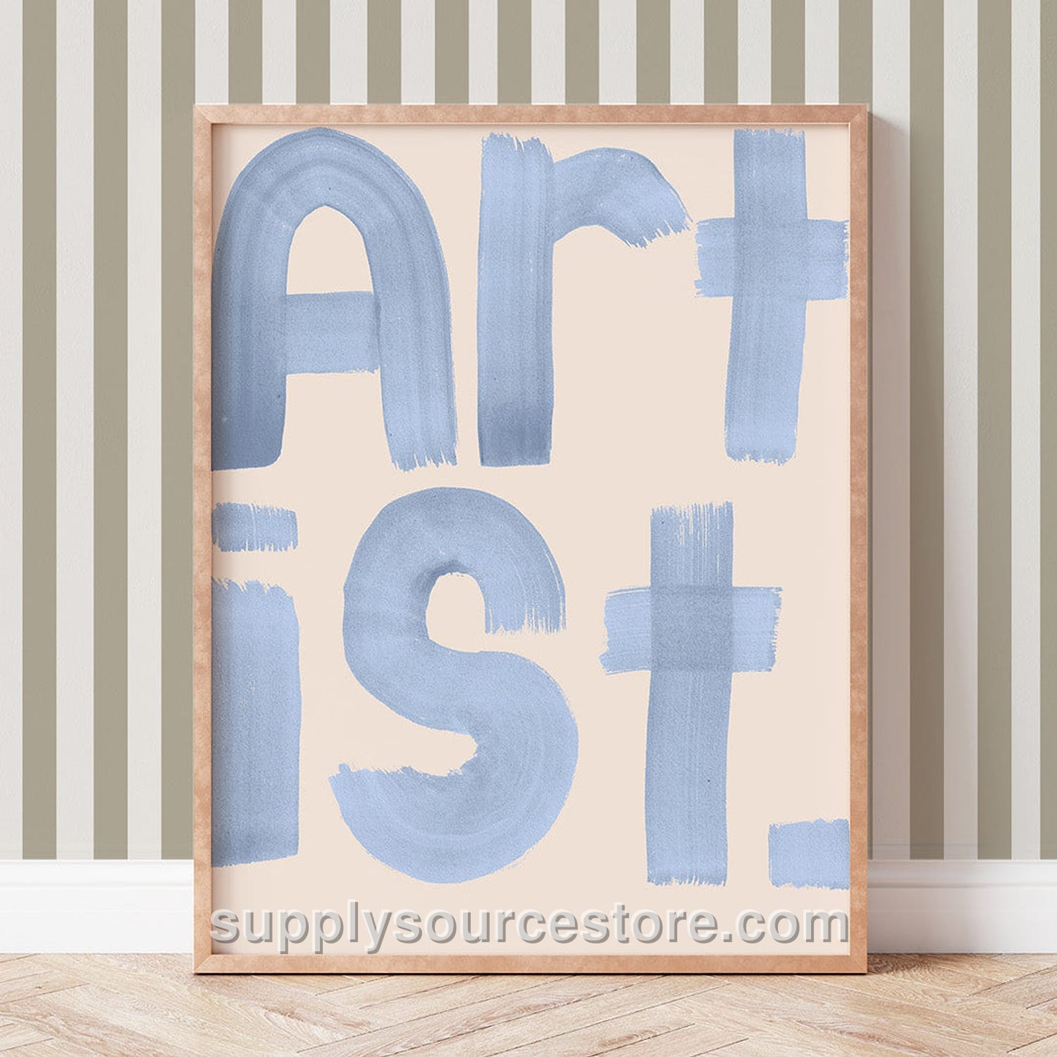 Artist Typography Print