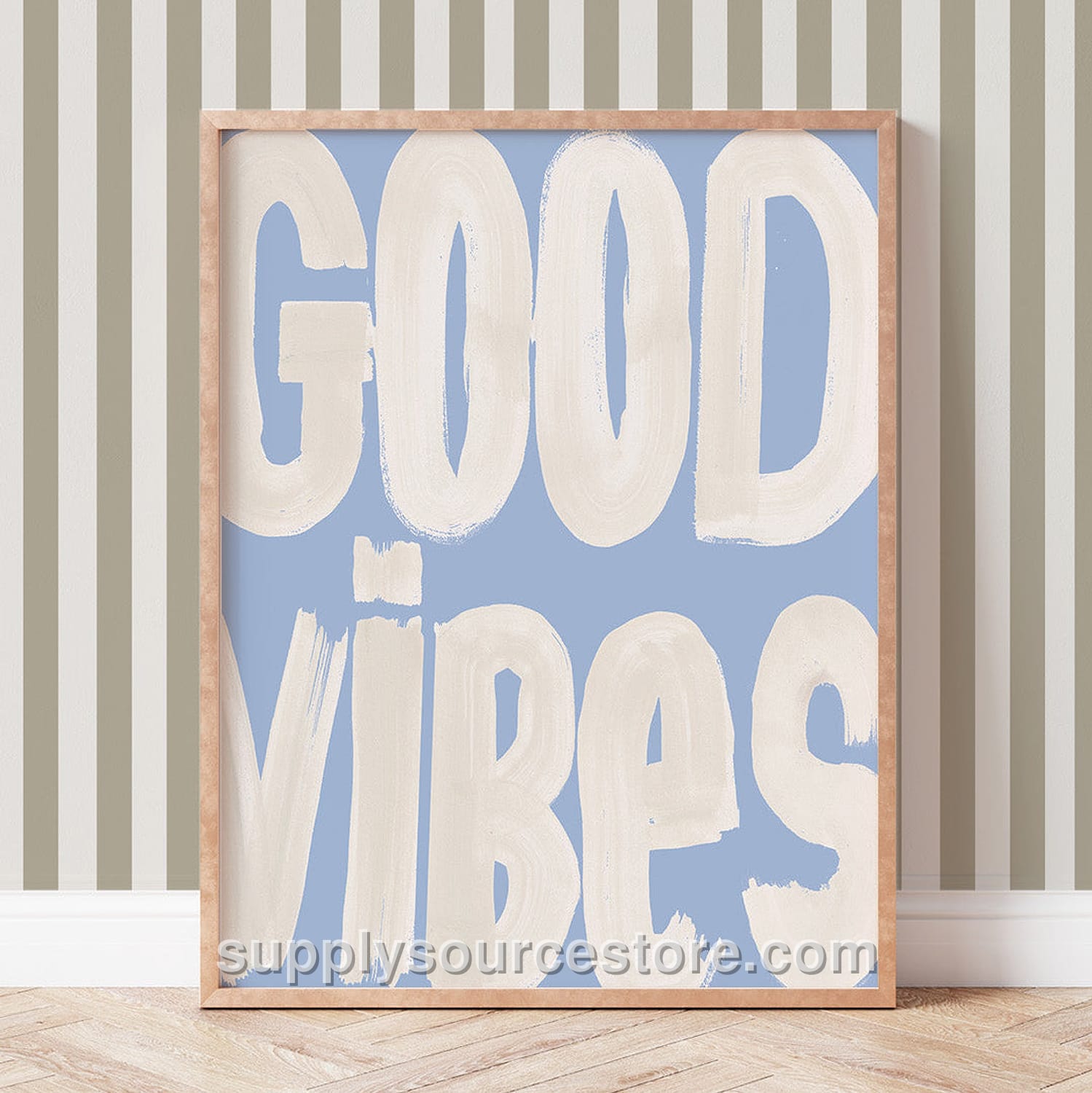 Good Vibes Typography Print