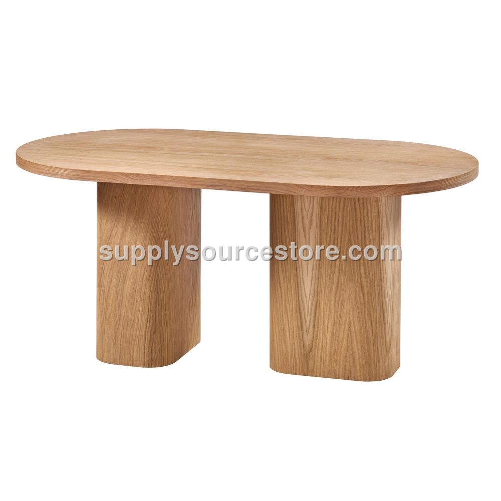 160 L Oak Ela Oval Table