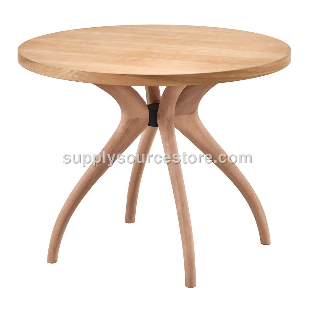 100 cm Oak Laminated (4-piece) Round Table