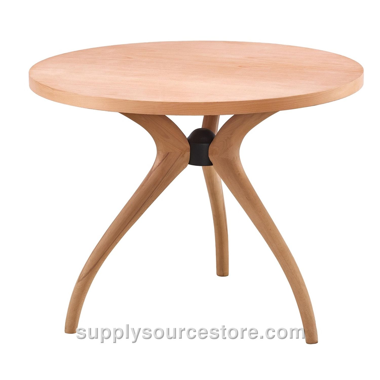 90 Cm (35.4 in) Beech Laminated (3-Piece) Round Table