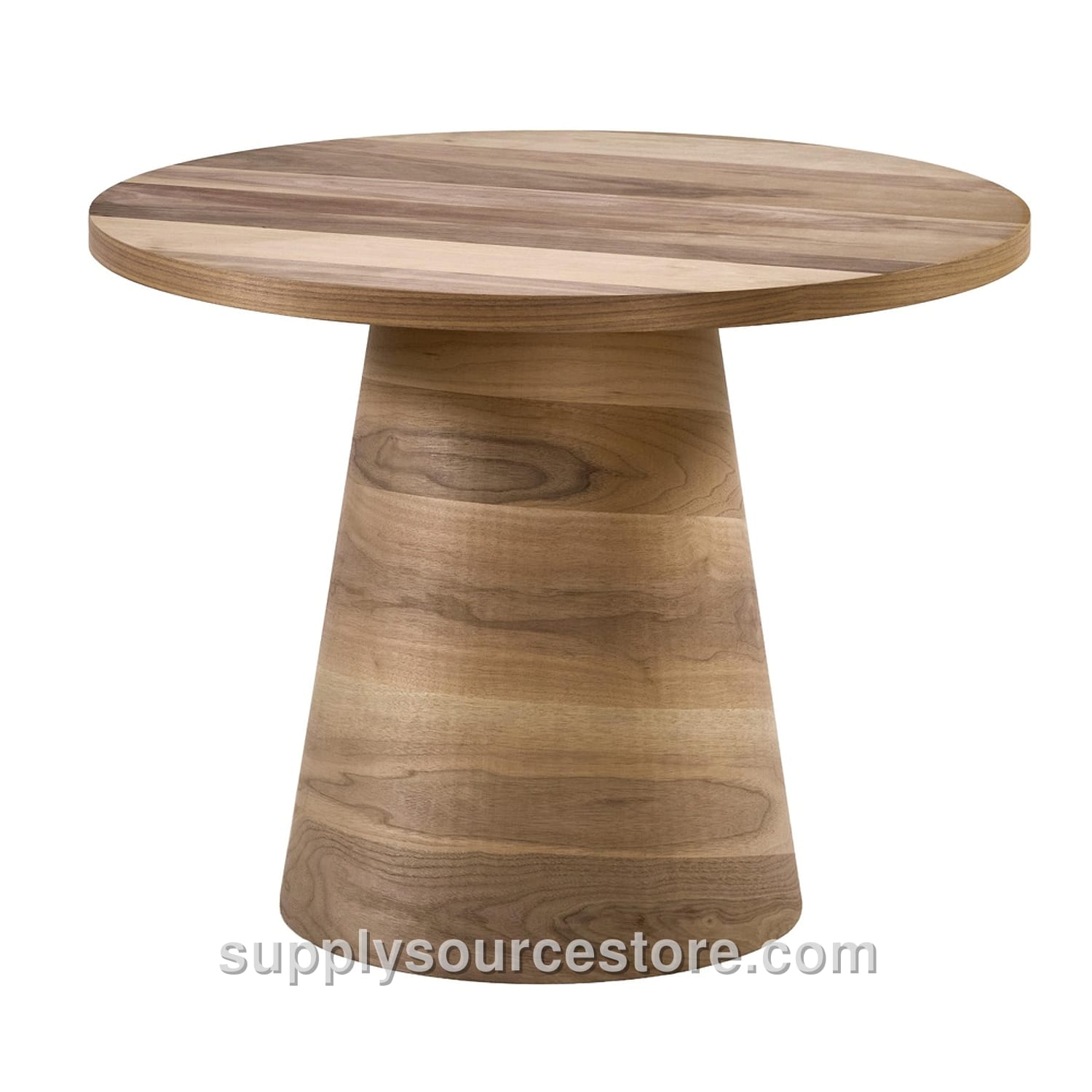 90% Walnut Barrel Table
