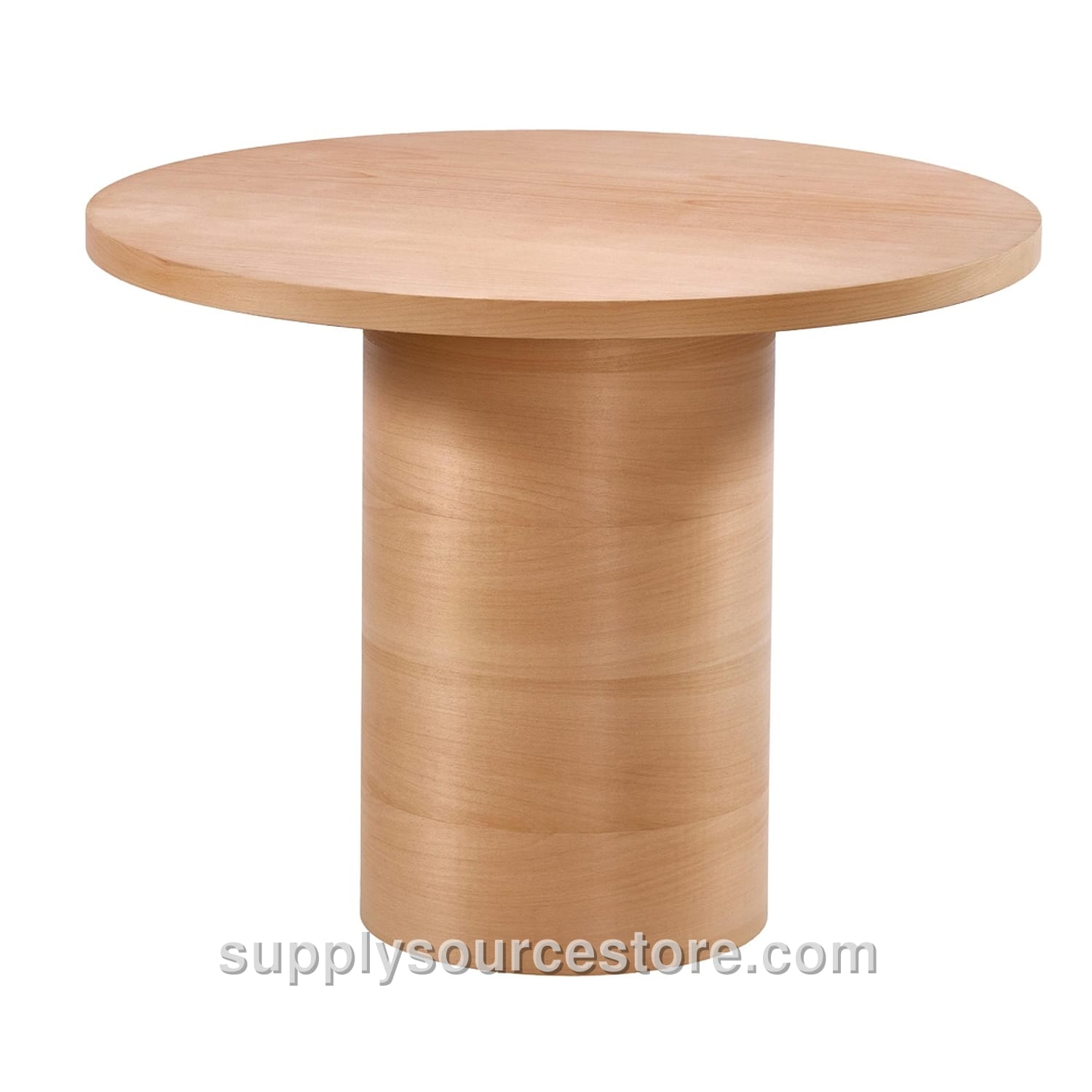 100mm (3.9 in) Beech Narrow Cylindrical Table