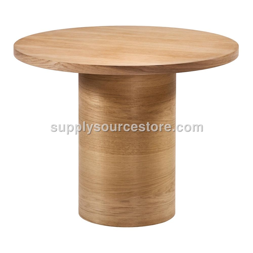 100 Oak Narrow Cylindrical Table