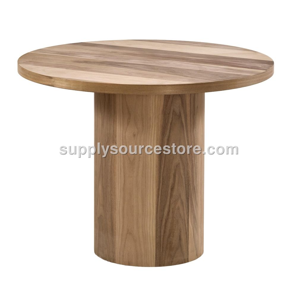 90 cm Walnut Narrow Cylinder Table