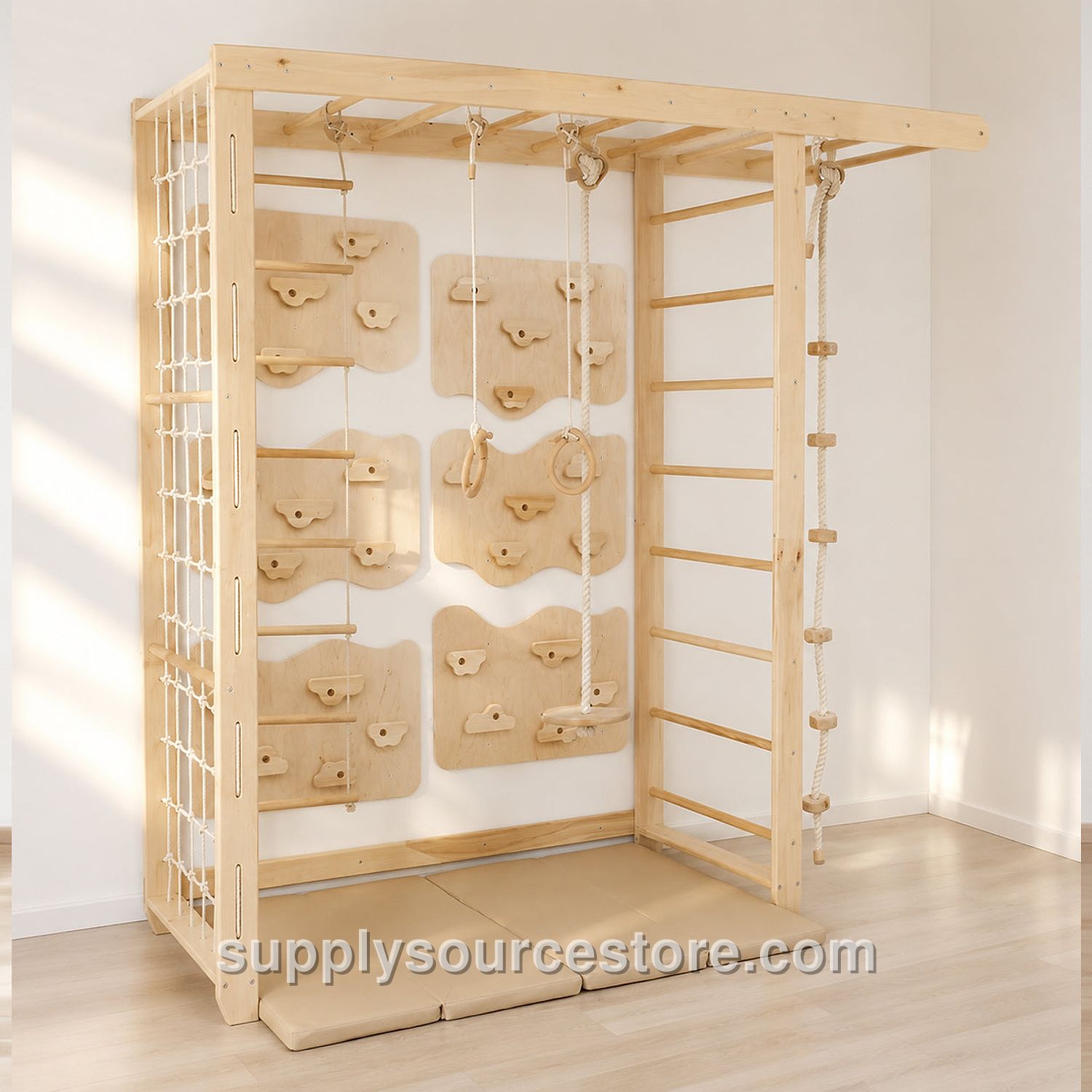 Monkey Bars with Swing Set