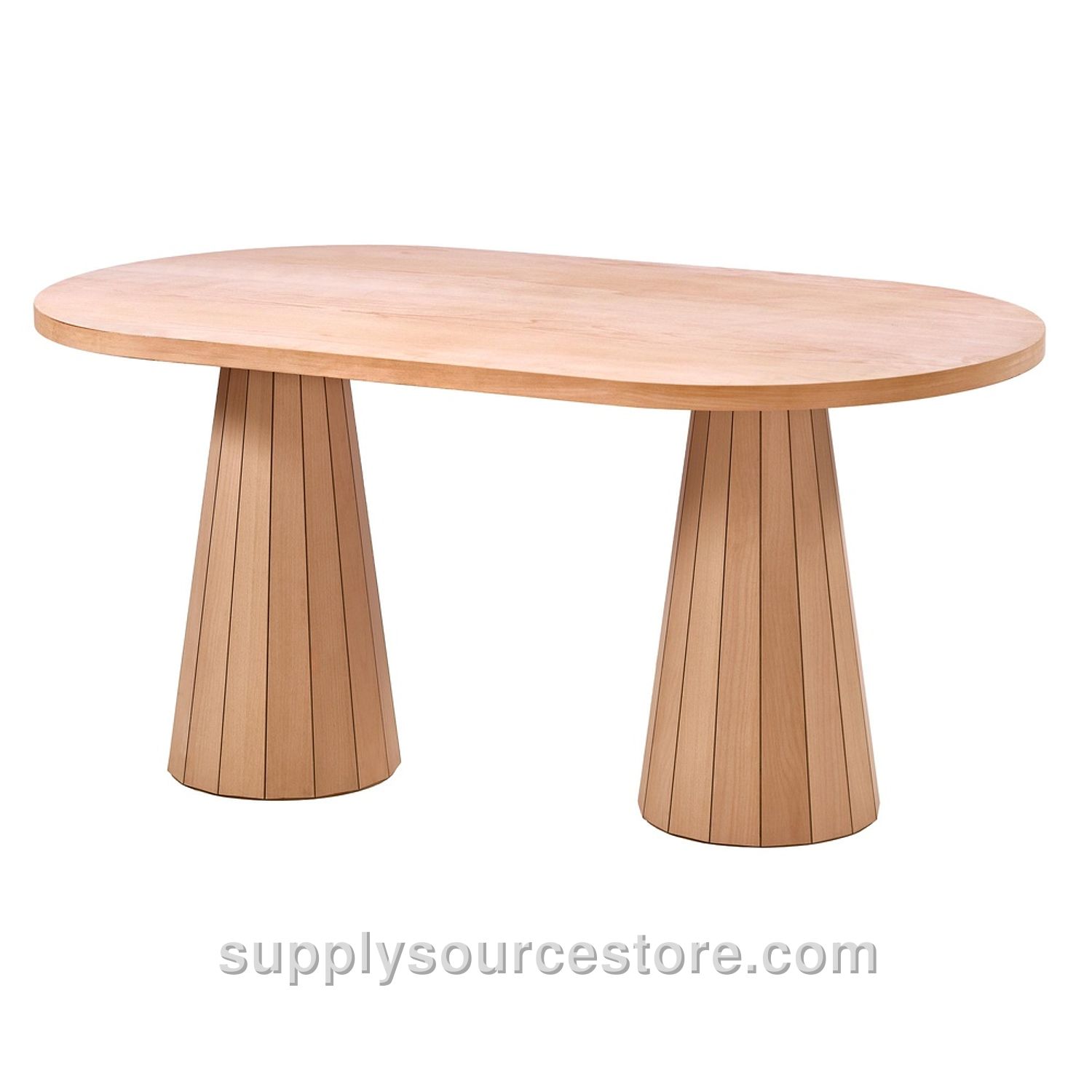 200 Luxury Birch Line Oval Table