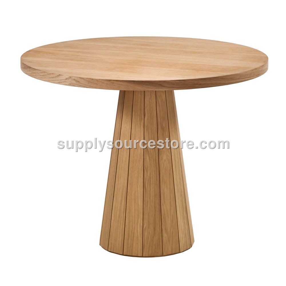 100 cm Oak Narrow Line Table