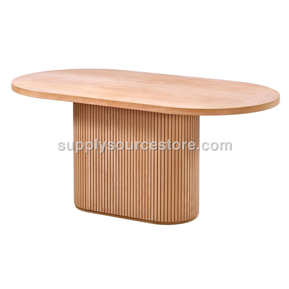 180 UFO Striped Oval Table