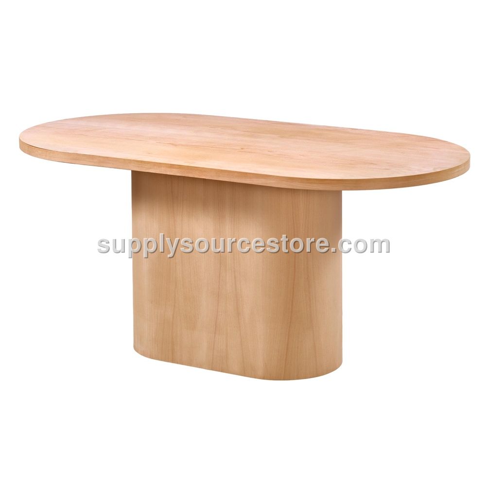200 Birch UFO Oval Table