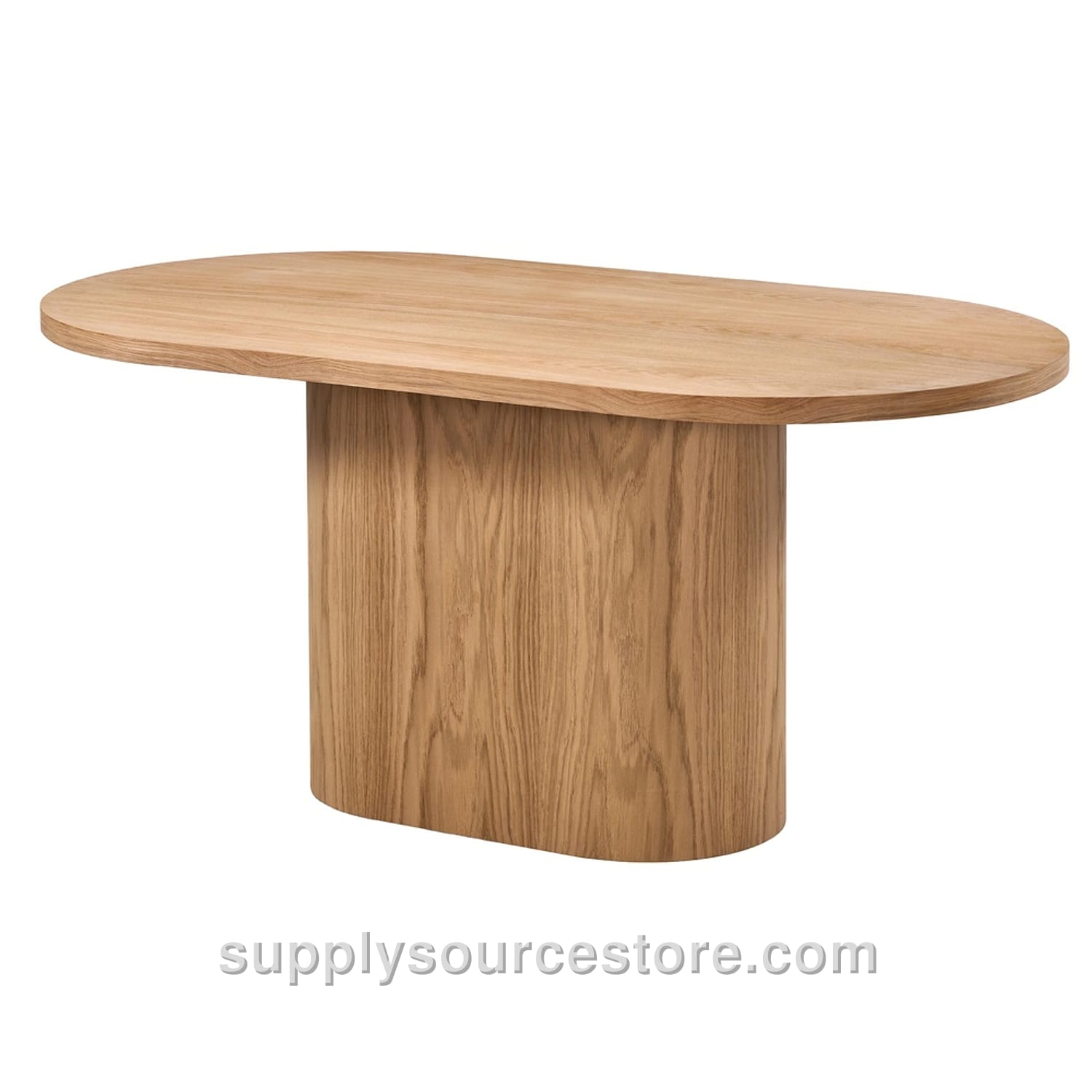 200L Oak UFO Oval Table
