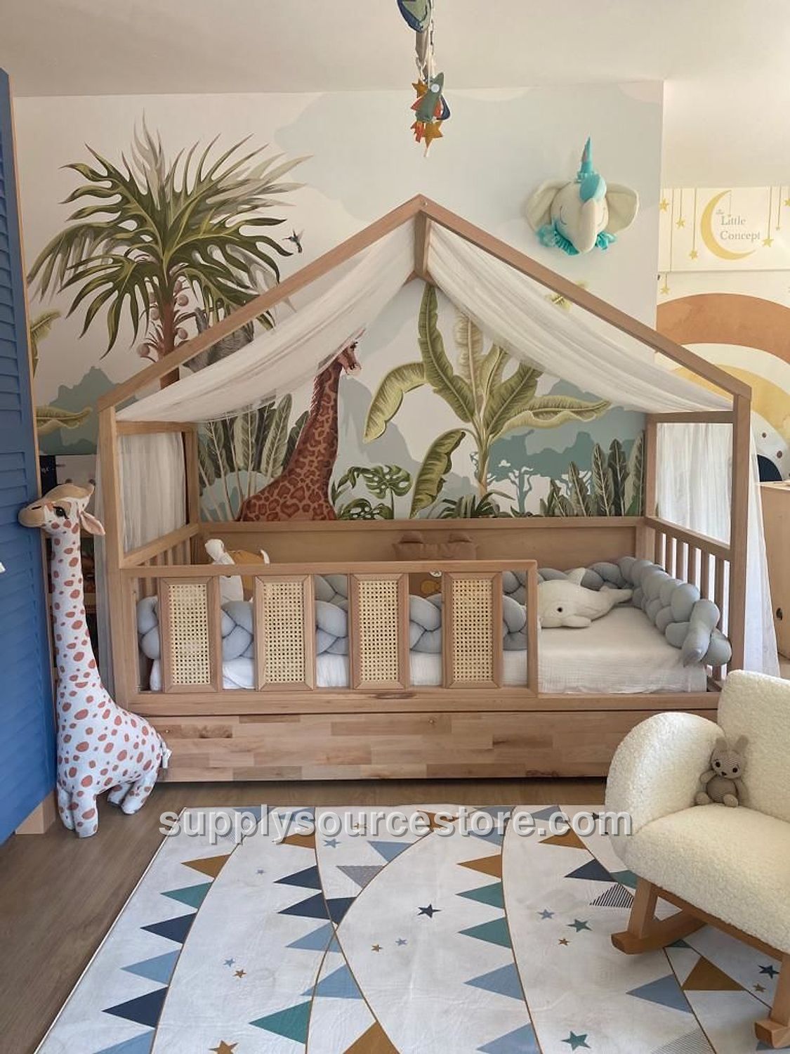 Sorbe Drawer Chest Solid Birch Crib