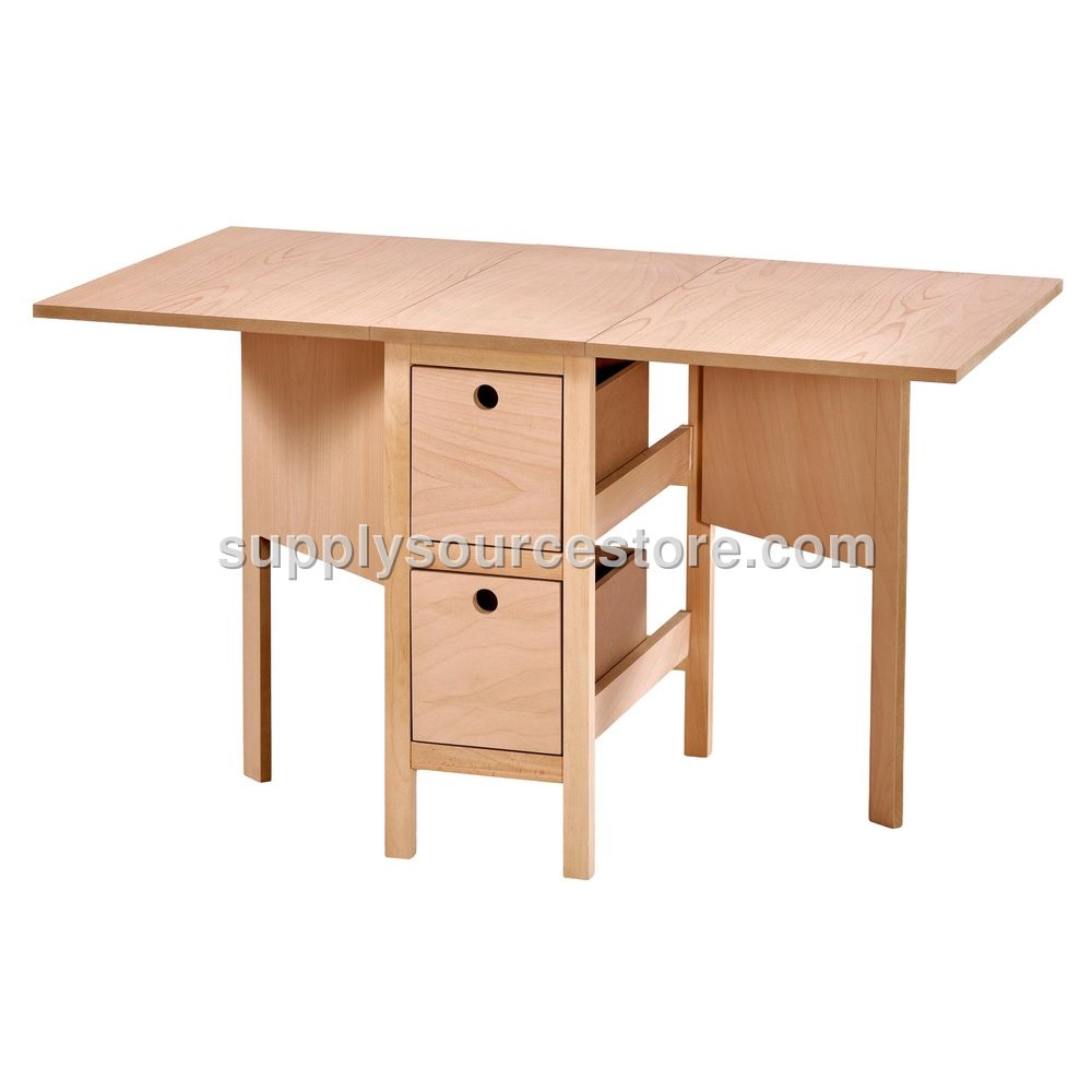 Folding Table with Drawer