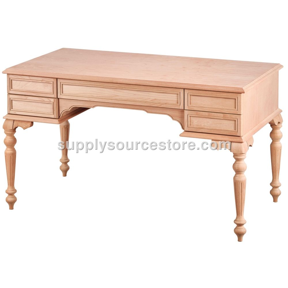 140 Striped Turned Work Desk