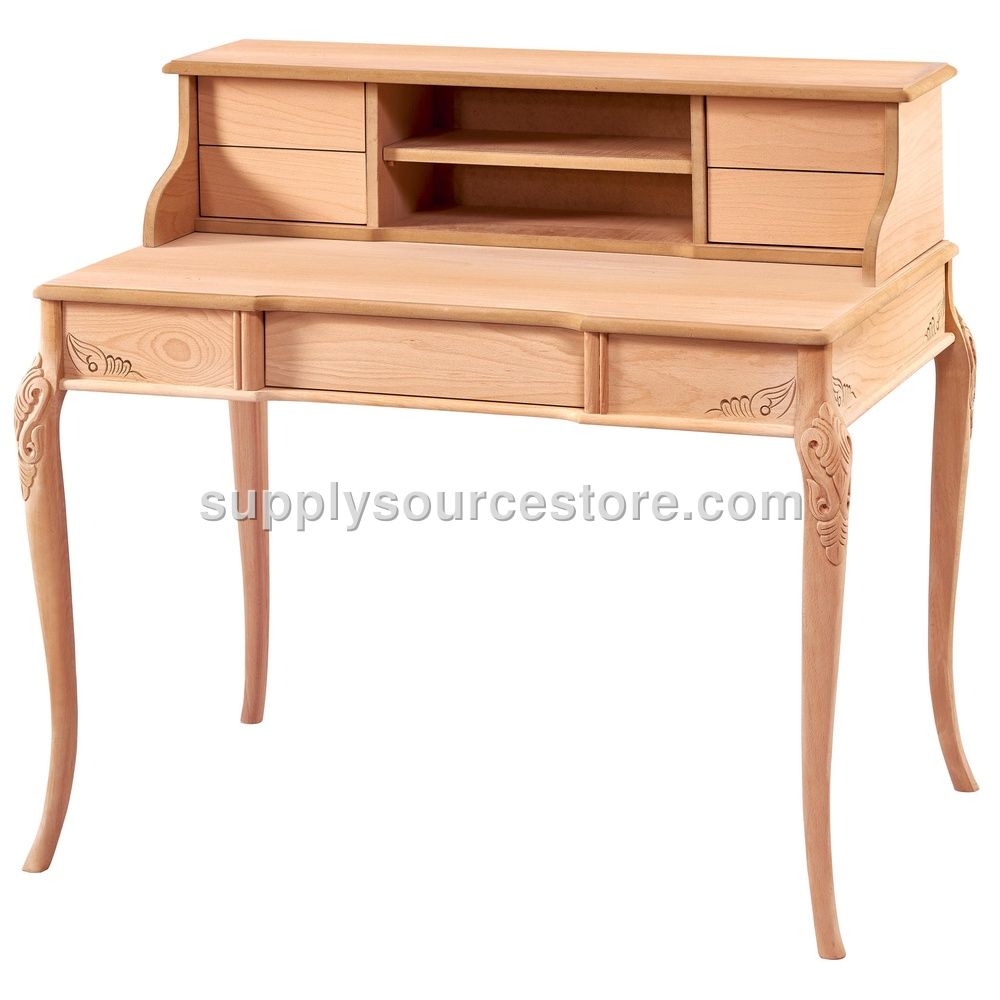 SILK CARVED SHELVED WORK DESK