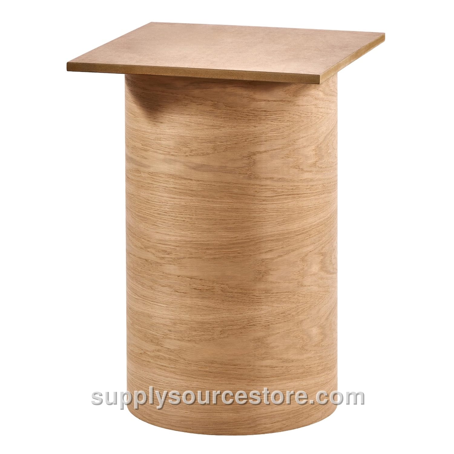 Narrow Oak Cylinder Leg