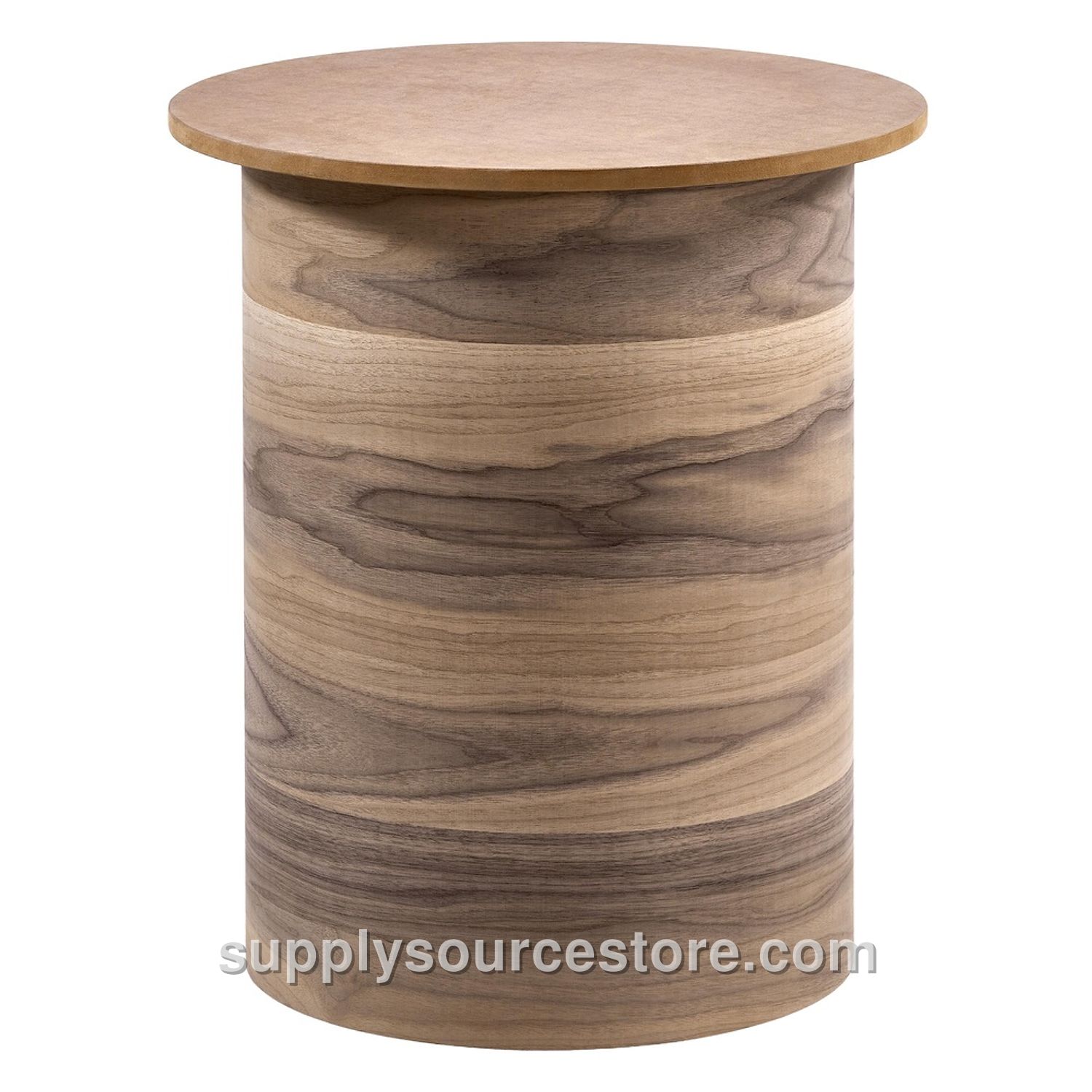 Walnut Wide Cylinder Leg