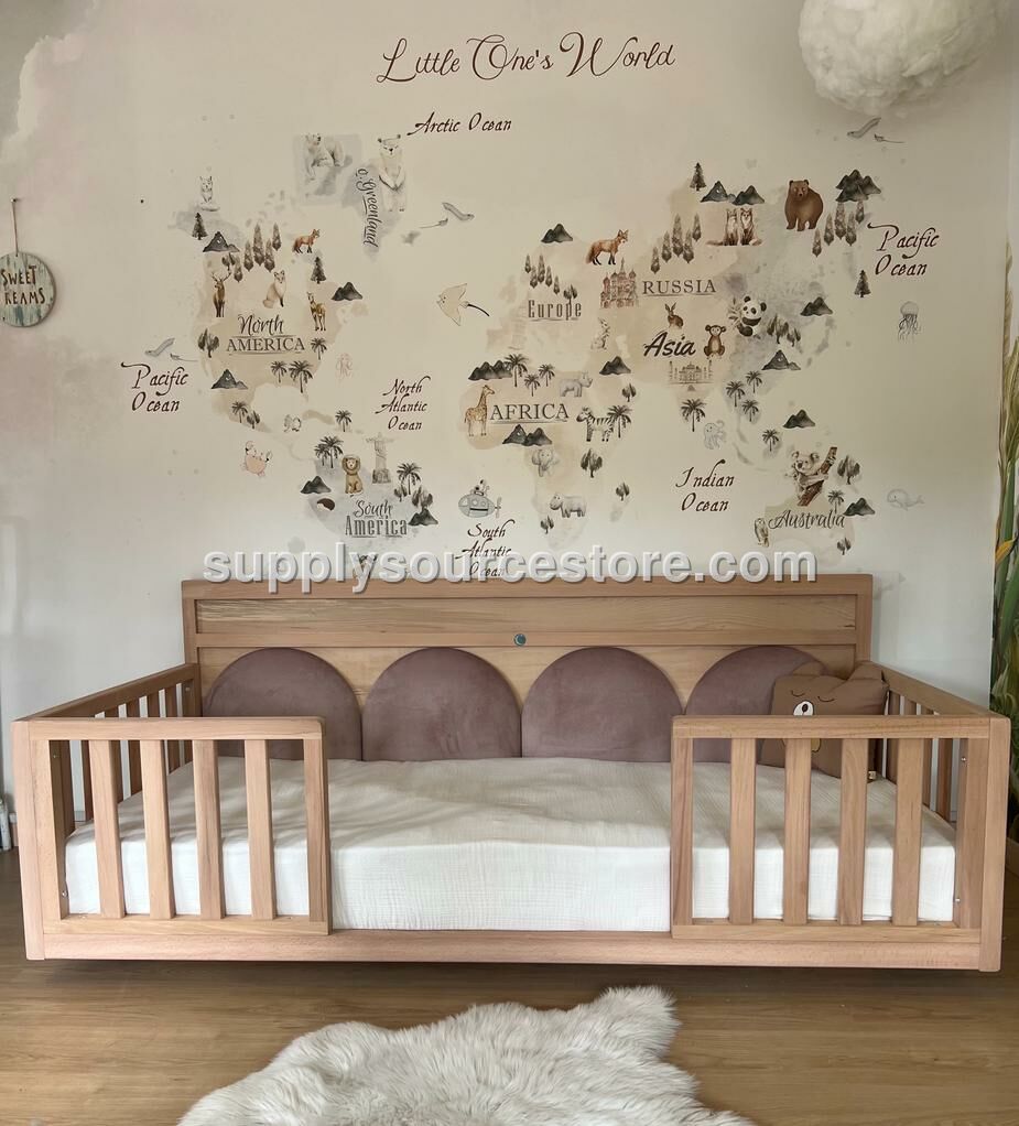 Muffin Solid Wood Bed Frame