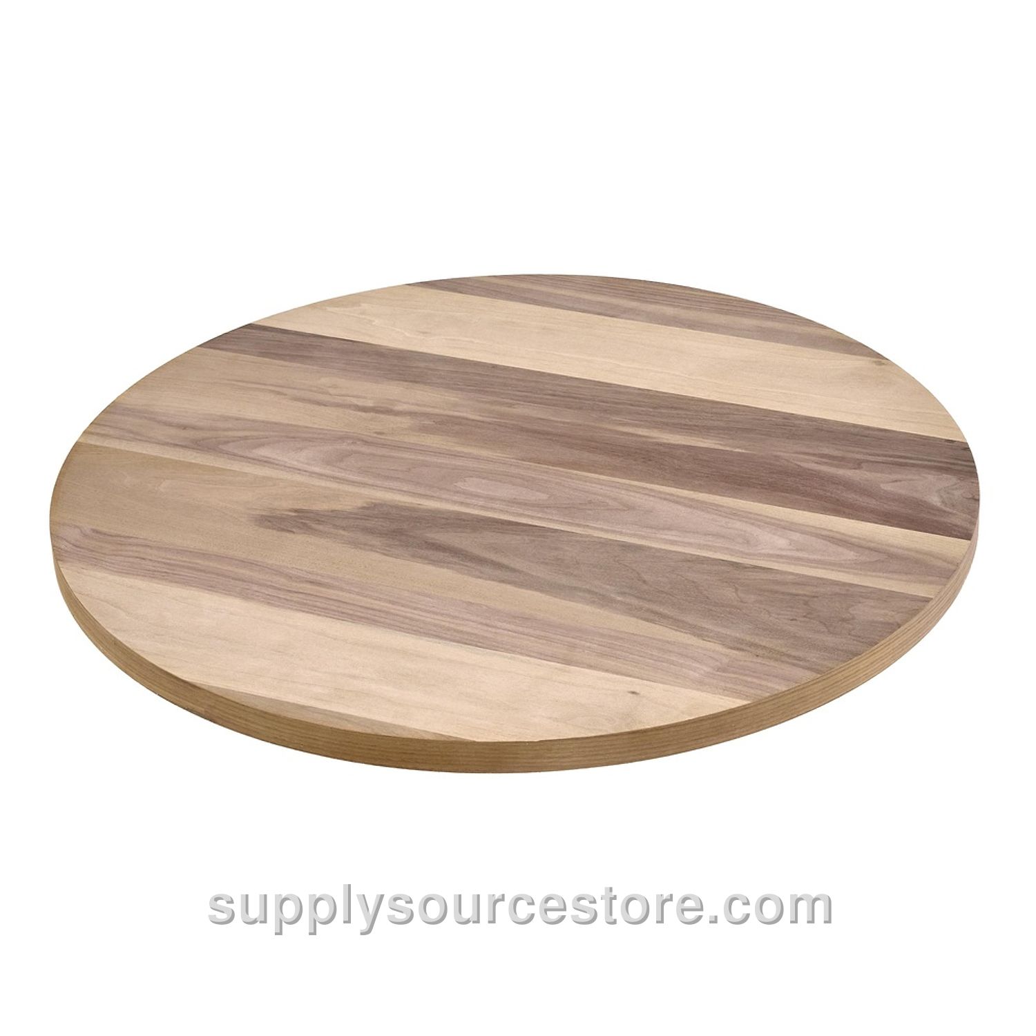 Walnut 100 Piece Round Plaque