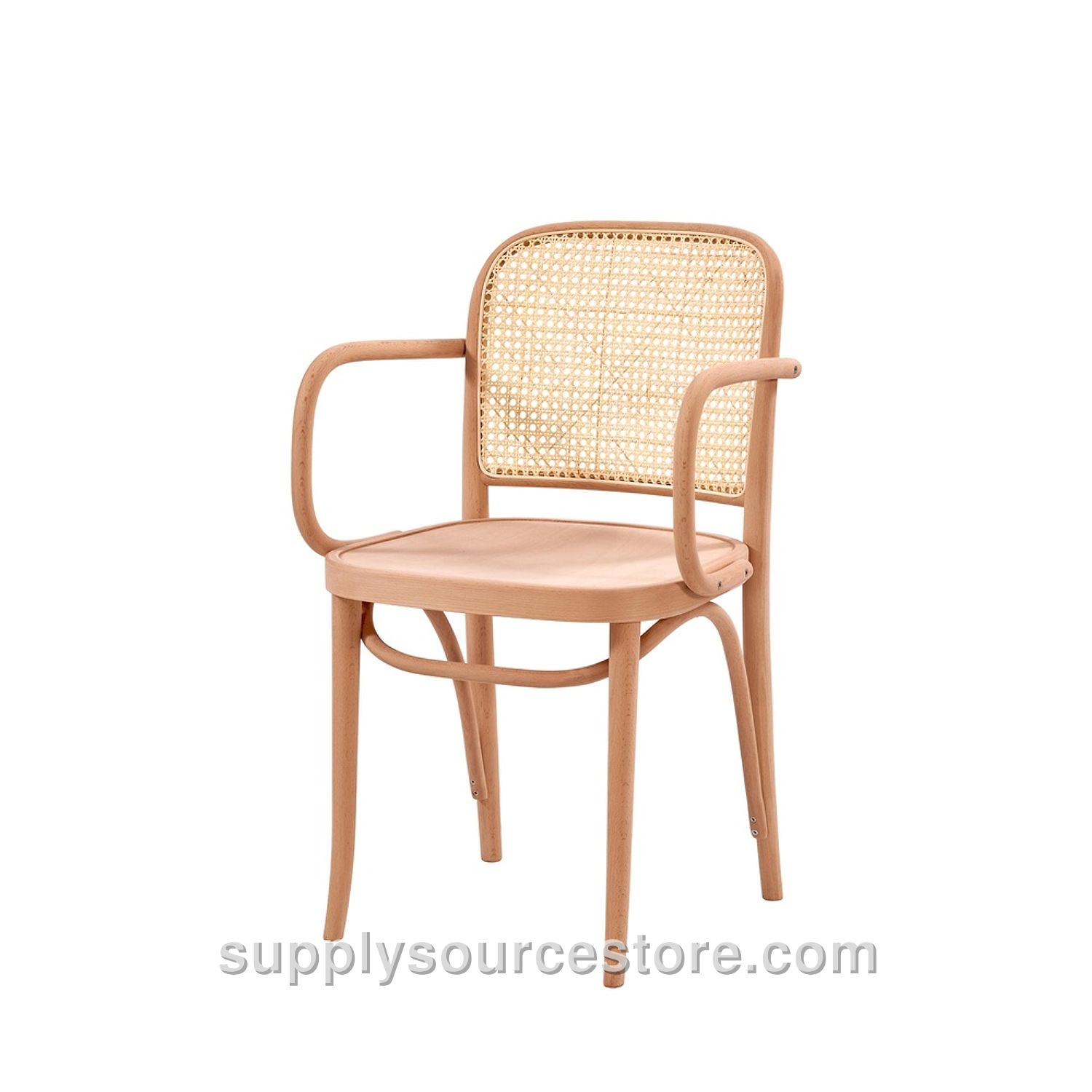 Rattan Honeycomb Armchair