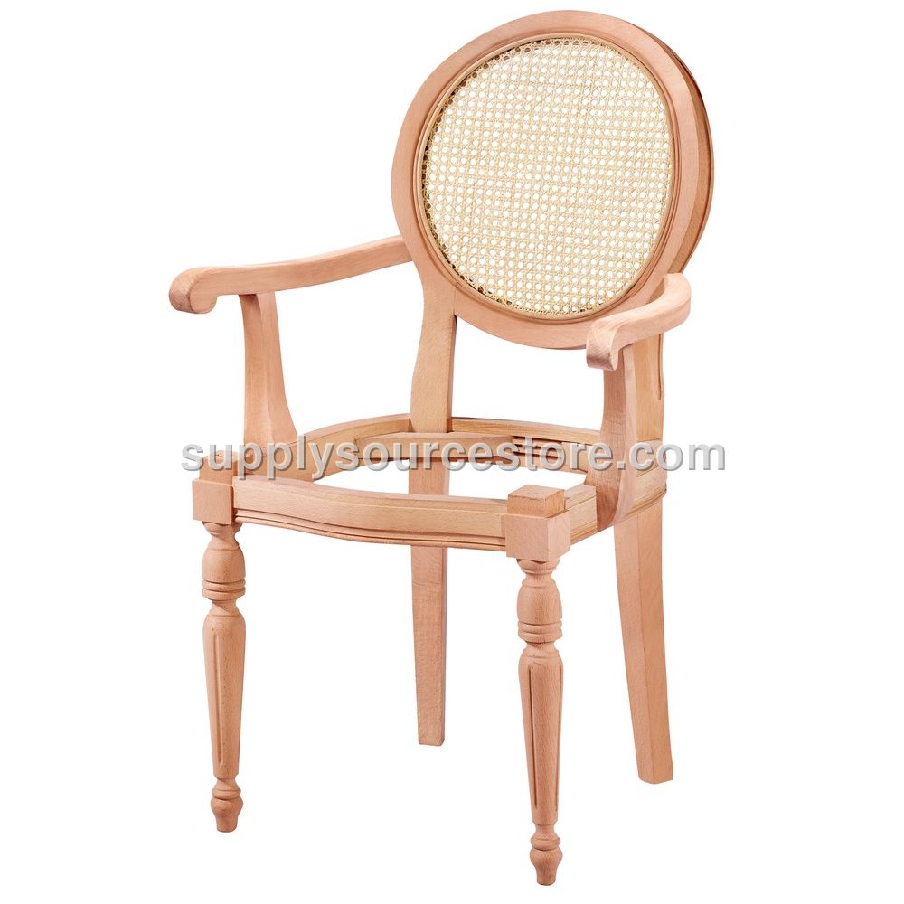 Rattan Round Arm Chair