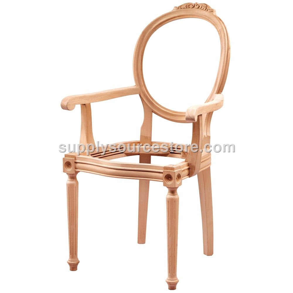 Torn Carved Arm Chair