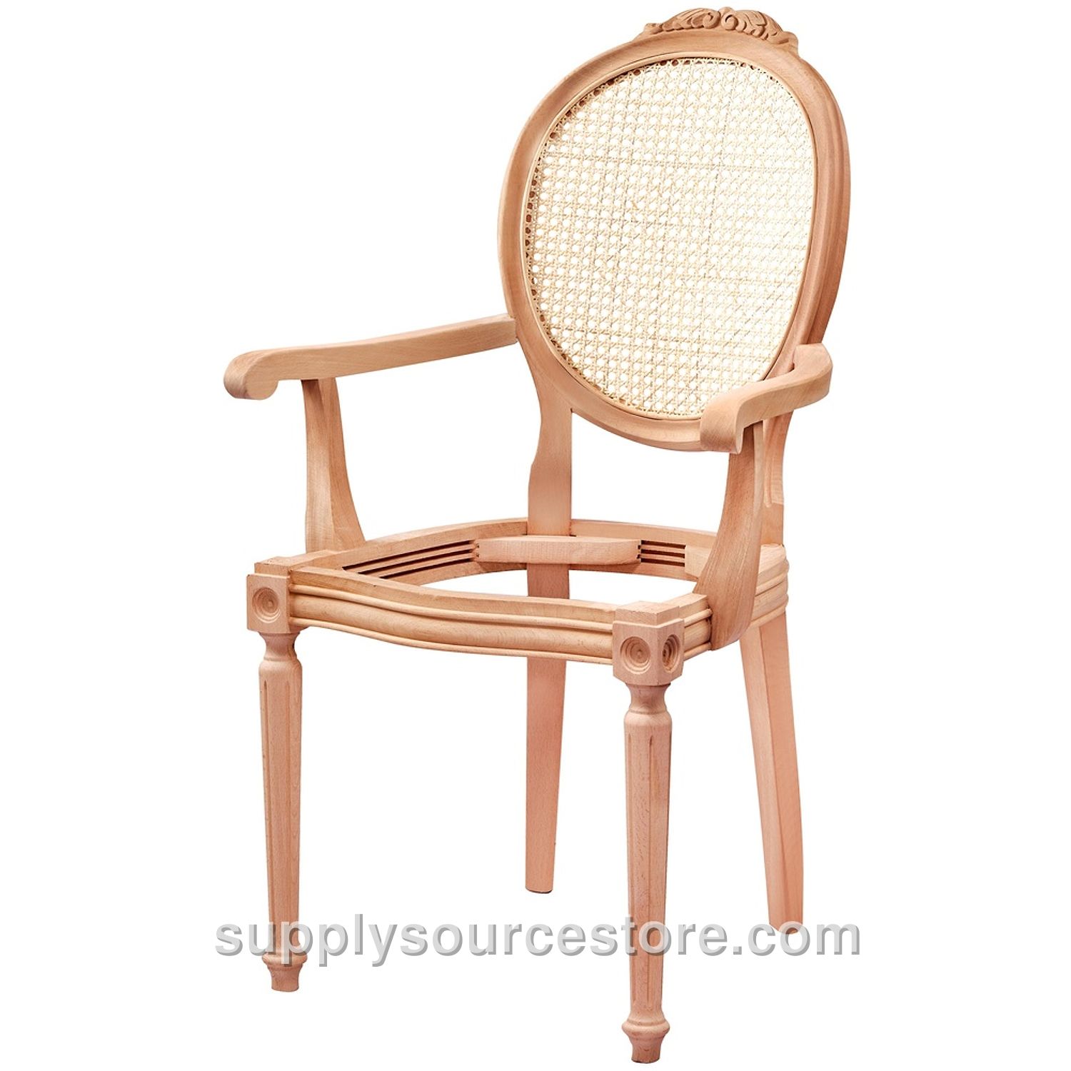 Woven Twist Carved Armchair