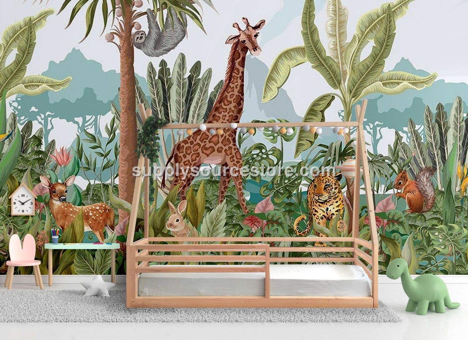 Tribal Teepee Solid Wood Bed Frame
