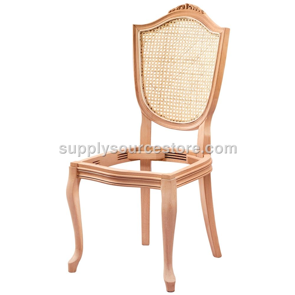 Rattan Cup Carved Chair